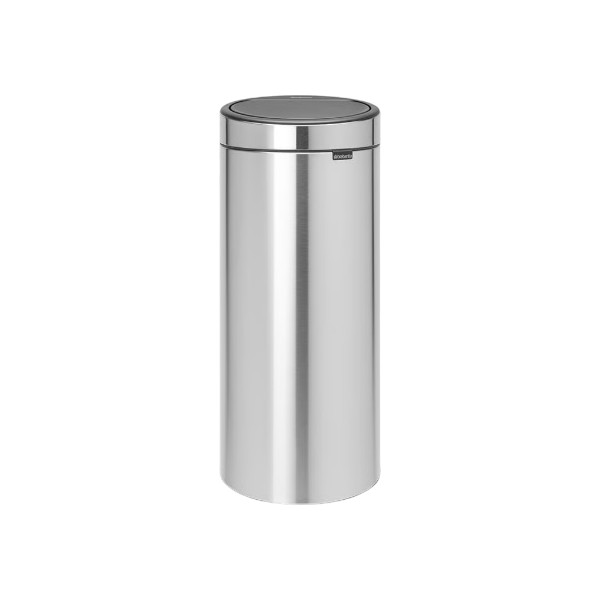 Χαρτοδοχείο 30L Push – Brabantia, Inox Σατινέ
