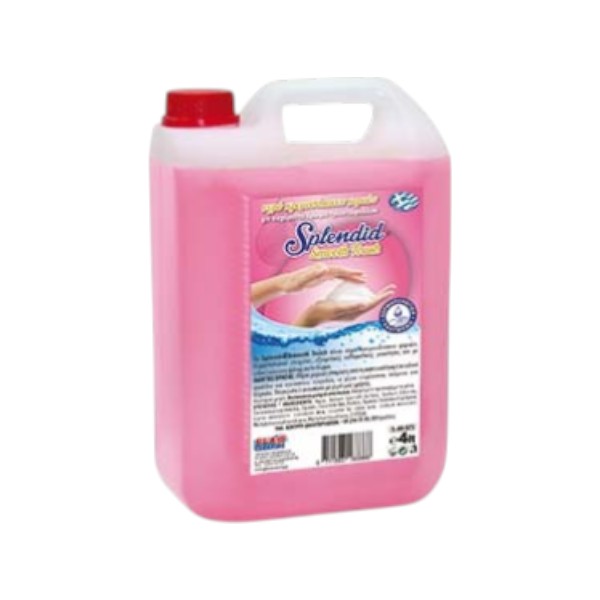 Υγρό Χεριών Splendid Smooth Touch Ροζ 4L