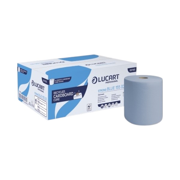Χειροπετσέτα Ρολό Identity Strong Blue 155m/R , 155ID Για Autocut Lucart