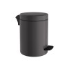 Χαρτοδοχείο 5L Με Πενταλ Μεταλλικό Heavy Matt