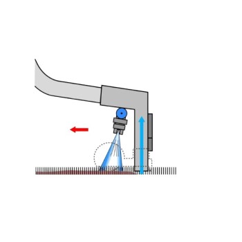 Εξάρτημα Καθαρισμού Δαπέδου 270mm Μηχανής Extraction Sabrina