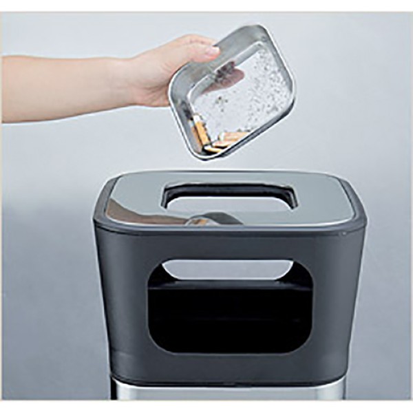 Σταχτοδοχείο χαρτοδοχείο inox 30L
