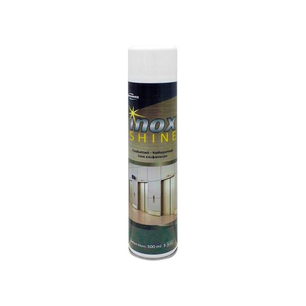 Inox Shine Καθαριστικό Γυαλιστικό Ανοξείδωτων Επιφανειών 500ml