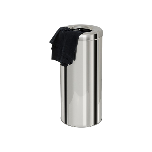 Κάδος inox με ανοικτό καπάκι 30L