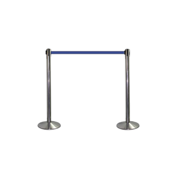 Κολώνα Ασφαλείας inox Γυαλιστερή Μπλε