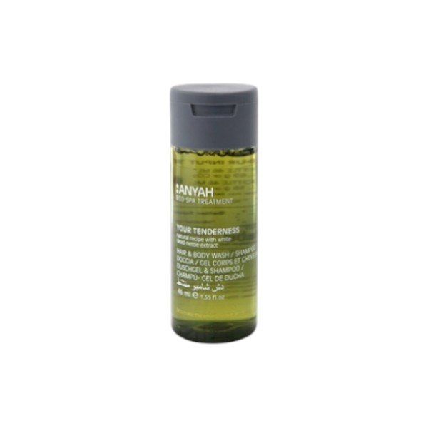 Σαμπουάν Και Αφρόλουτρο 2 Σε 1 Σε Φιάλη 46ml Gfl Anyah Hair & Body 36τεμ