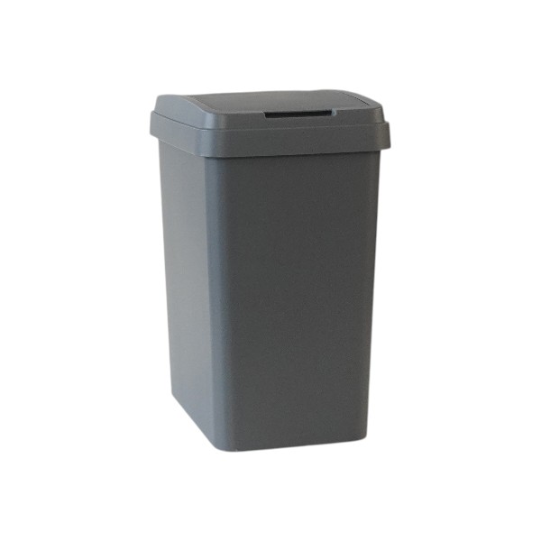 Χαρτοδοχείο Swing/ Lift 9L Slimbin Γκρι Τιτανίου
