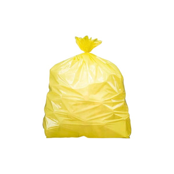 Σακούλες Απορριμμάτων 70x95cm 10 Τεμάχια Κίτρινες