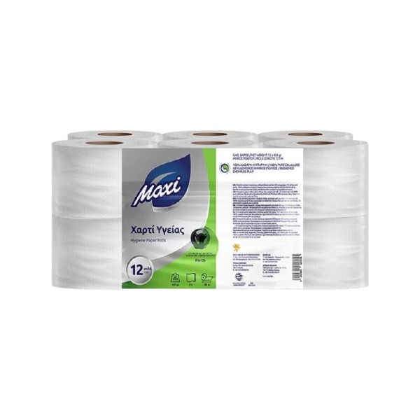 Χαρτί Υγείας Extra 12Ρx450gr 131m Γκοφρε Maxi