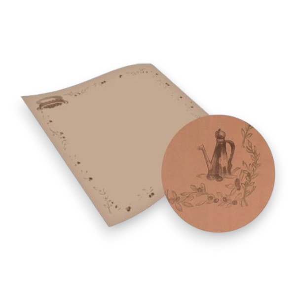 Τραπεζομάντηλο Καφέ ΕΛΙΑ 100x100cm – 150 Τεμάχια
